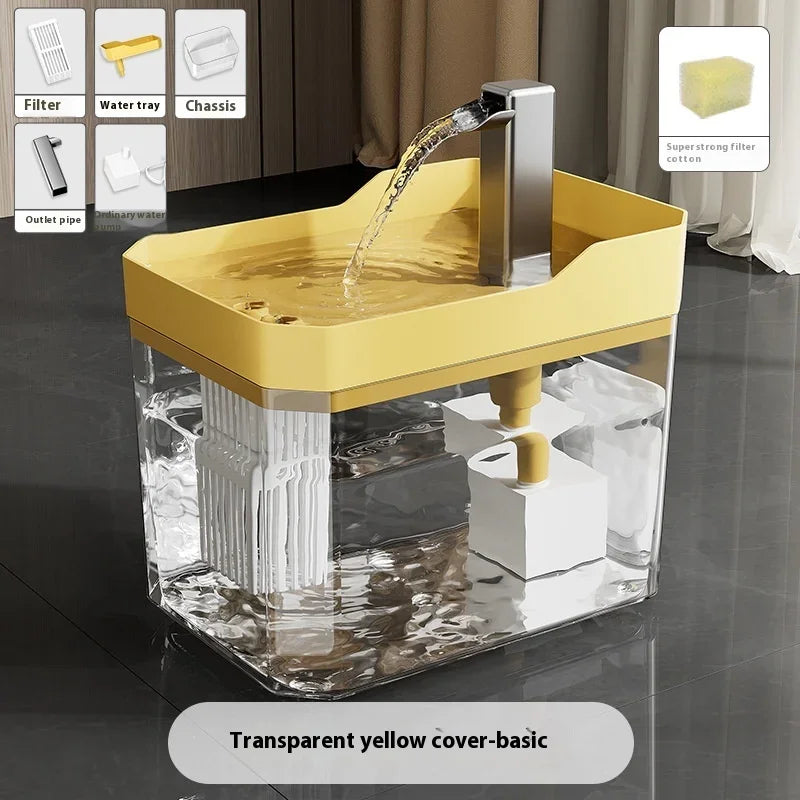 Fontaine à Eau USB pour Chat — Plastique, Pompe Silencieuse, 1.5L, Couleurs