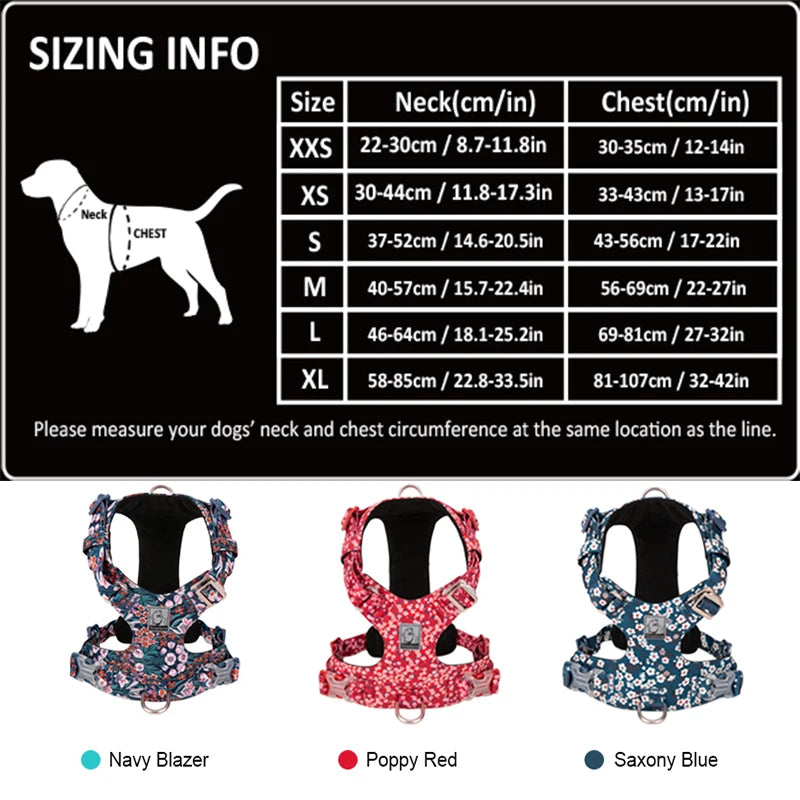 Harnais pour Chien Truelove — Confort & Sécurité, Sans Traction
