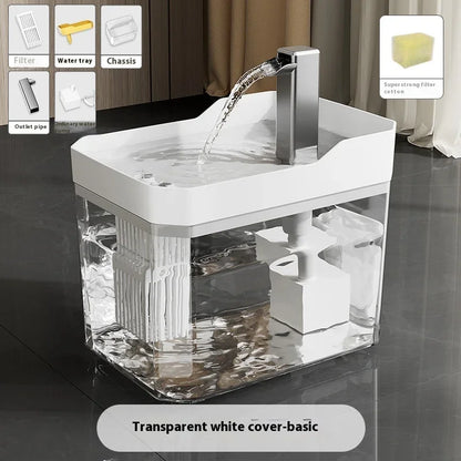 Fontaine à Eau USB pour Chat — Plastique, Pompe Silencieuse, 1.5L, Couleurs