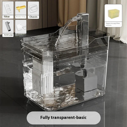 Fontaine à Eau USB pour Chat — Plastique, Pompe Silencieuse, 1.5L, Couleurs